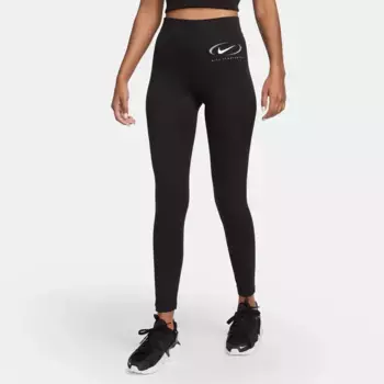 Леггинсы Nike Sportswear "W NSW LGGNG HR PRNT SWSH", черный