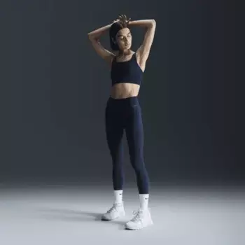 Леггинсы Nike Zenvy, цвет Armory Navy/Black