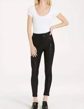 Леггинсы Nina High Rise Animal Print Leggings In Black DEAR JOHN DENIM