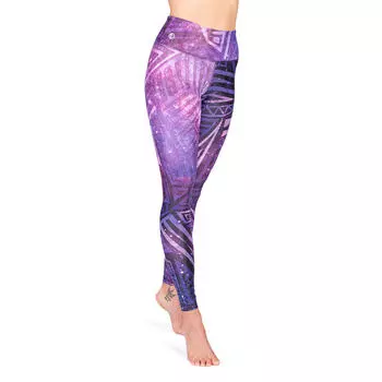 Леггинсы Niyama Stardust Tribe с ВЫСОКОЙ ПОСАДКОЙ, фиолетовый