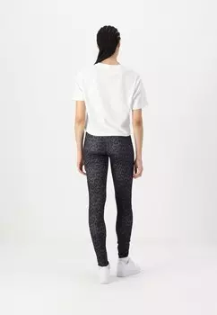 Леггинсы NMPARLA LEO LEGGINGS Leggings Noisy May, темно-серый