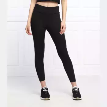 Леггинсы облегающего кроя высокая талия Dkny, черный