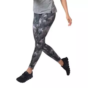 Леггинсы Odlo Zeroweight Print Reflective, серый