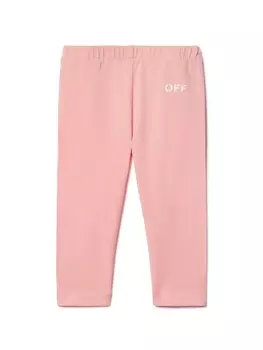 Леггинсы Off-Stamp Off-White Kids, розовый