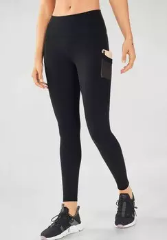 Леггинсы ON-THE-GO POWERHOLD Fabletics, черный
