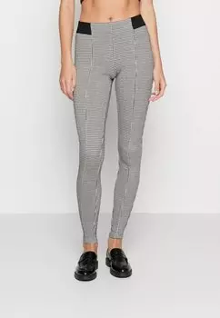 Леггинсы ONLY Tall, черно-белый