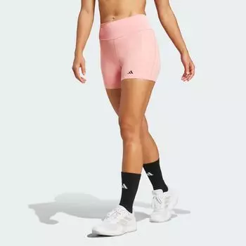 Леггинсы Optime с необработанным краем шириной 4 дюйма Adidas, цвет Semi Pink Spark