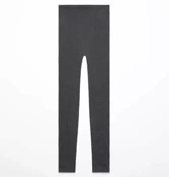 Леггинсы Oysho Extra Warmth Seamless Ankle-length, темно-серый