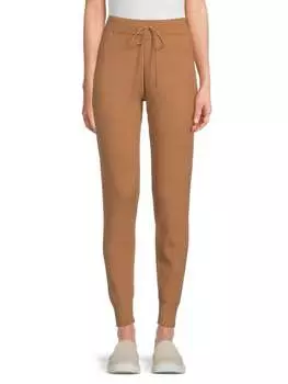 Леггинсы Philosophy в рубчик без застежки, camel