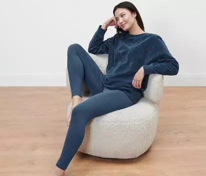 Леггинсы женские Tchibo для дома, темно-синий