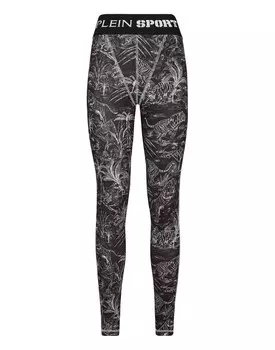 Леггинсы Plein Sport Skinny Leggings, черный