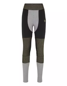 Леггинсы Plein Sport Skinny Leggings Statement, разноцветный