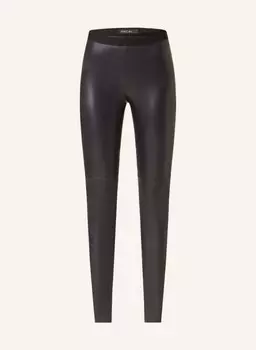 Леггинсы под кожу Marc Cain, синий