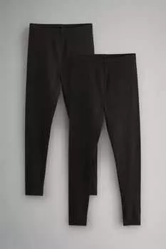 Леггинсы полной длины 2 шт The Set, черный