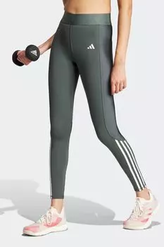 Леггинсы полной длины Hyperglam с блеском Adidas, зеленый