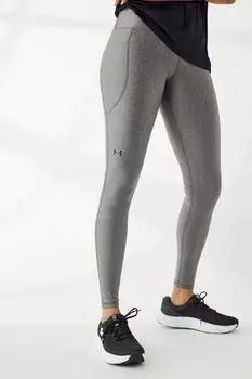 Леггинсы полной длины с нескользящей резинкой на поясе Under Armour, серый