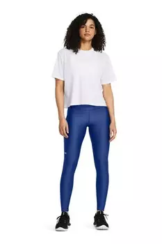 Леггинсы полной длины с нескользящей резинкой на поясе Under Armour, синий