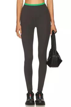 Леггинсы полной длины Vita P.E Nation, caviar & kelly green