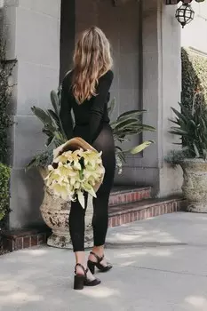 Леггинсы пуантель ZARA, черный