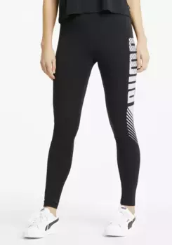 Леггинсы PUMA "ESS GRAPHIC LEGGINGS", цвет Puma Black