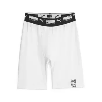 Леггинсы PUMA "Hoops Team Basketball Shorts Men", белый