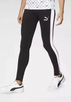 Леггинсы PUMA "ICONIC T7 MR LEGGINGS", цвет Puma Black