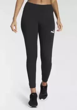 Леггинсы PUMA "ЛЕГИНСЫ PUMA POWER 7/8 TAPE ", черный
