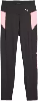 Леггинсы PUMA "TRAIN ALL DAY 7/8 TIGHT", цвет Puma Black-Koral Ice