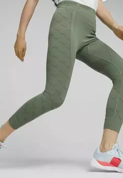 Леггинсы Puma, зеленый