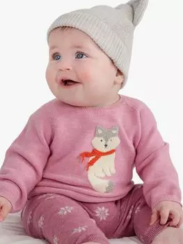Леггинсы Purebaby Arctic, жаккардовый снежинка