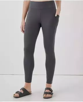 Леггинсы Purefit с карманами больших размеров из хлопка Pact, серый