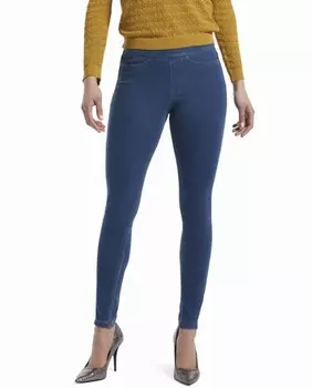 Леггинсы пышных джинсовых оттенков Hue, черный