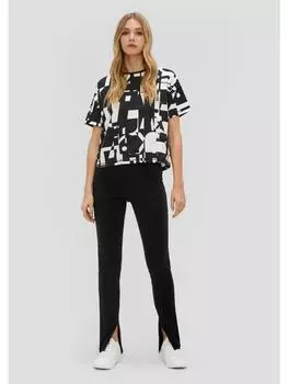 Леггинсы QS, цвет schwarz/wei