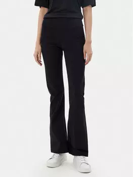 Леггинсы расклешенного кроя 7W000081 AF12484 UC001 Ea7 Emporio Armani, черный