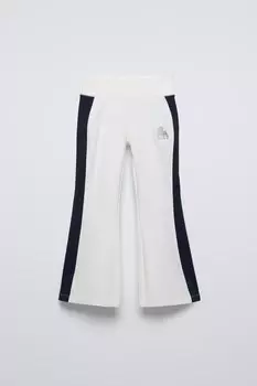 Леггинсы расклешенные из термальной лыжной коллекции ZARA, белый