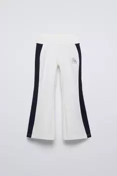 Леггинсы расклешенные из термальной лыжной коллекции ZARA, белый