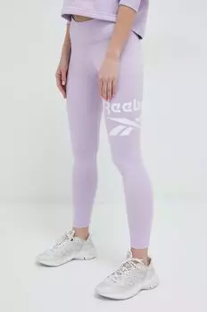 Леггинсы Reebok, фиолетовый