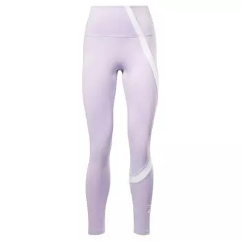 Леггинсы Reebok Workout Ready Vector, фиолетовый