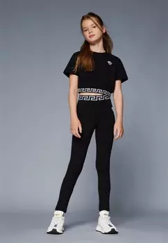 Леггинсы RICAMO MEDUSA Versace, черный