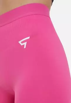 Леггинсы Rise High Waisted Seamless Scrunch Sports SQUATPROOF, розово-красный