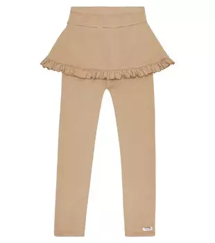 Леггинсы Rosie из хлопкового джерси Donsje, коричневый