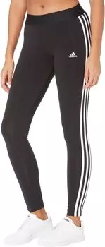 Леггинсы с 3 полосками adidas, цвет Black/White