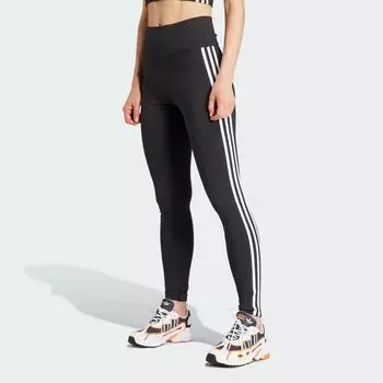 Леггинсы с 3 полосками Adidas, цвет Black