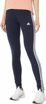 Леггинсы с 3 полосками adidas, цвет Legend Ink/White