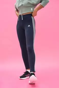 Леггинсы с 3 полосками adidas, синий