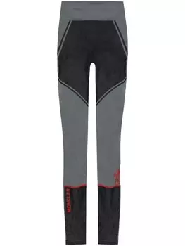 Леггинсы с эластичным дизайном Moncler Grenoble, серый