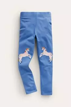 Леггинсы с аппликацией Boden, синий