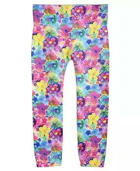 Леггинсы с бесшовным цветочным принтом для девочек Spring Fever MeMoi, мультиколор