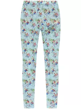 Леггинсы с цветочным принтом Vivienne Westwood, синий