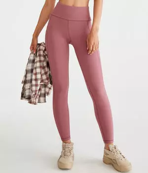 Леггинсы с карманами и пышной юбкой Air Softspun со сверхвысокой посадкой Aeropostale, розовый